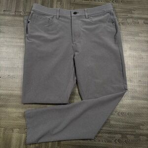 Public Rec Pants Mens 33x30 Gray Dealmaker 5 Pocket Performance Stretch Golf